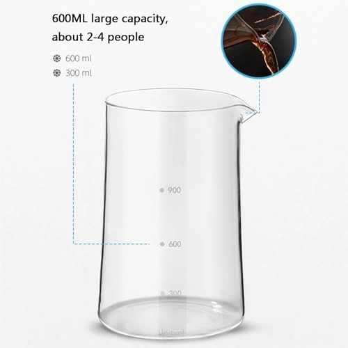 Cold Brew Drip Coffee Maker - 800ml High Borosilicate Glass