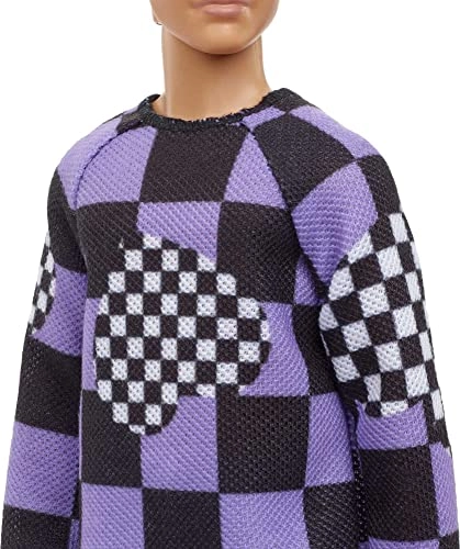 Ken Fashionistas Doll - Blonde Checkered Sweater