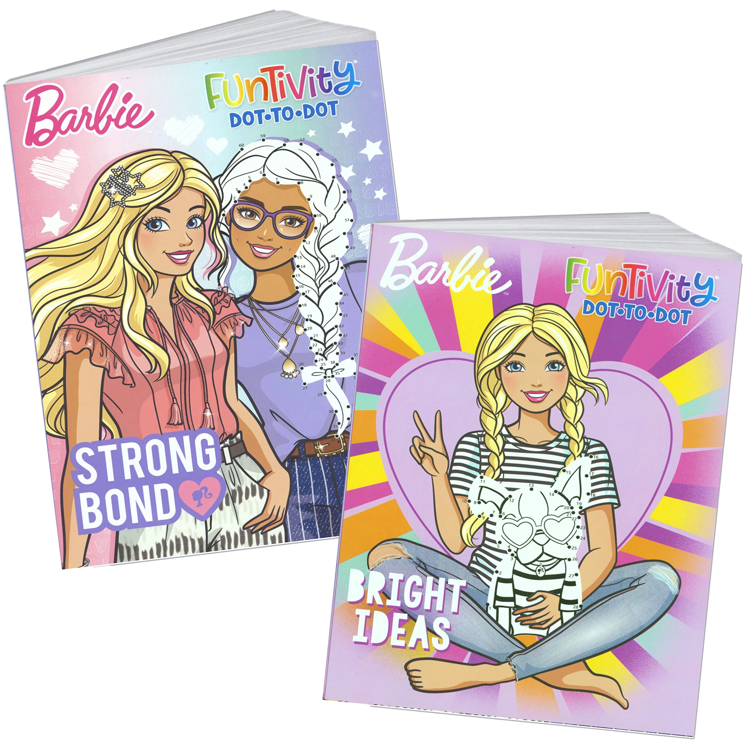 Activity Books Barbie Funtivity Dot-to-Dot Activity & Coloring Book - 3 years and up 2 pieces