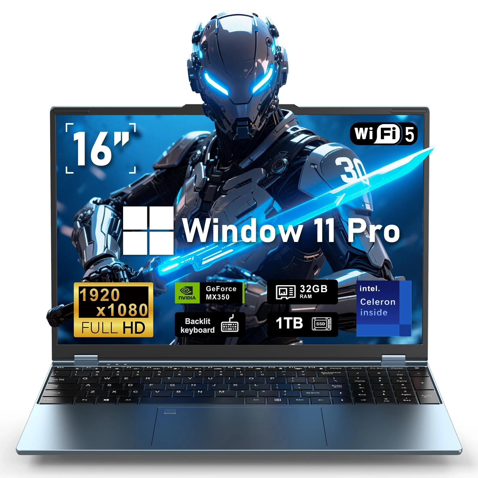 NAIKLULU NY-10 - 16'' N95 32GB DDR4 1TB SSD