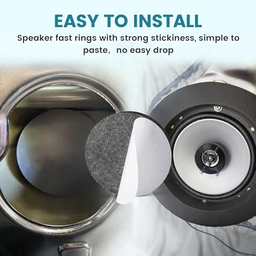 Speaker Foam Rings - 6.5 inch