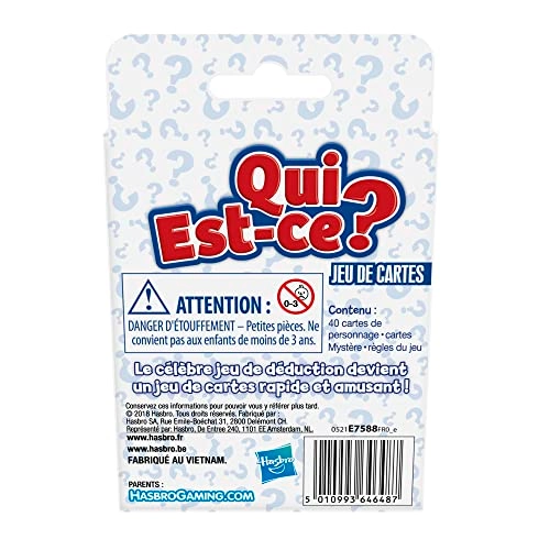 Who is it? - Card Game (French)