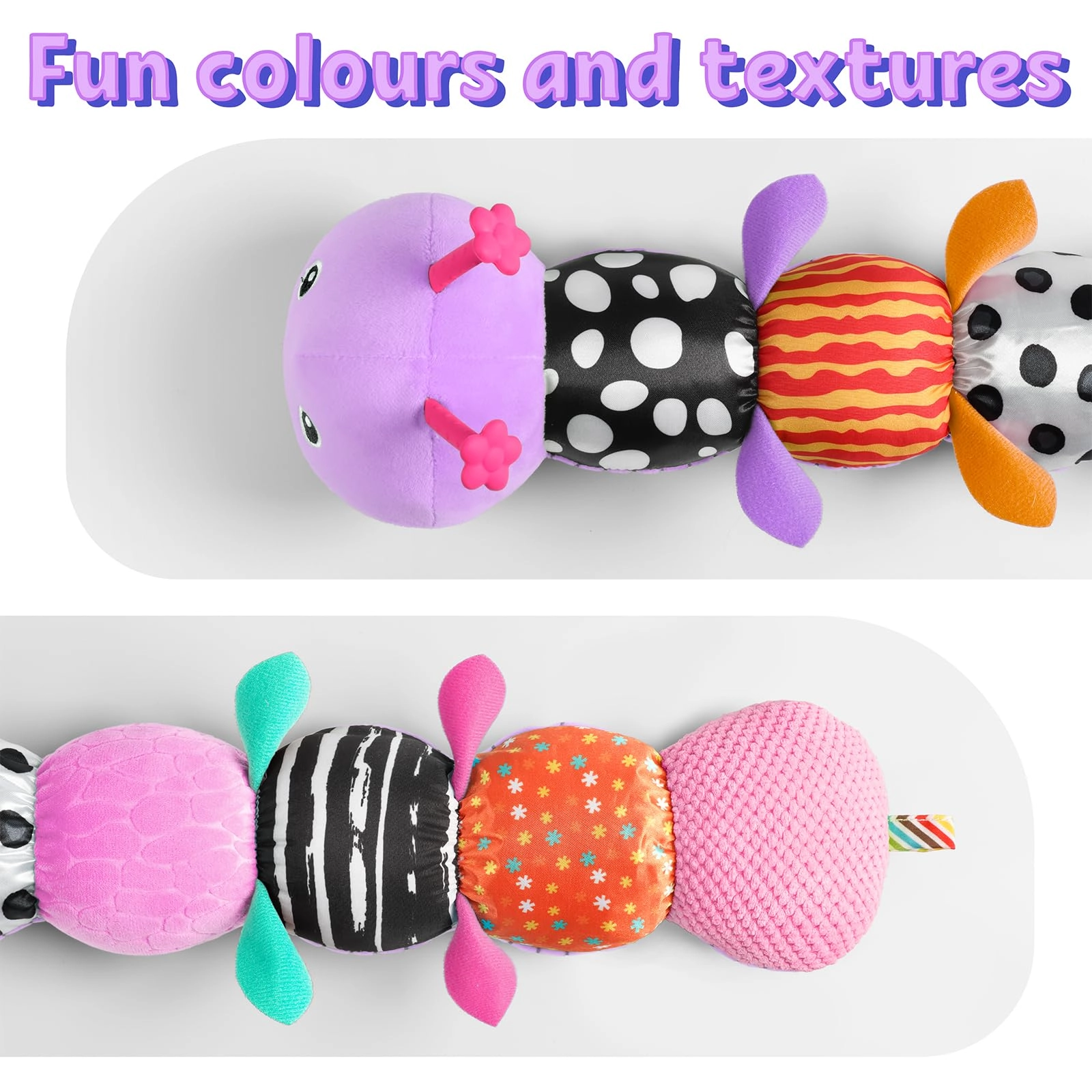 Musical Caterpillar - 6-12 Months Plush, Cotton Animal 1.0 Count