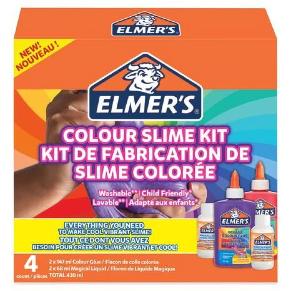 Elmer's Opaque Color Slime - Pack of 4