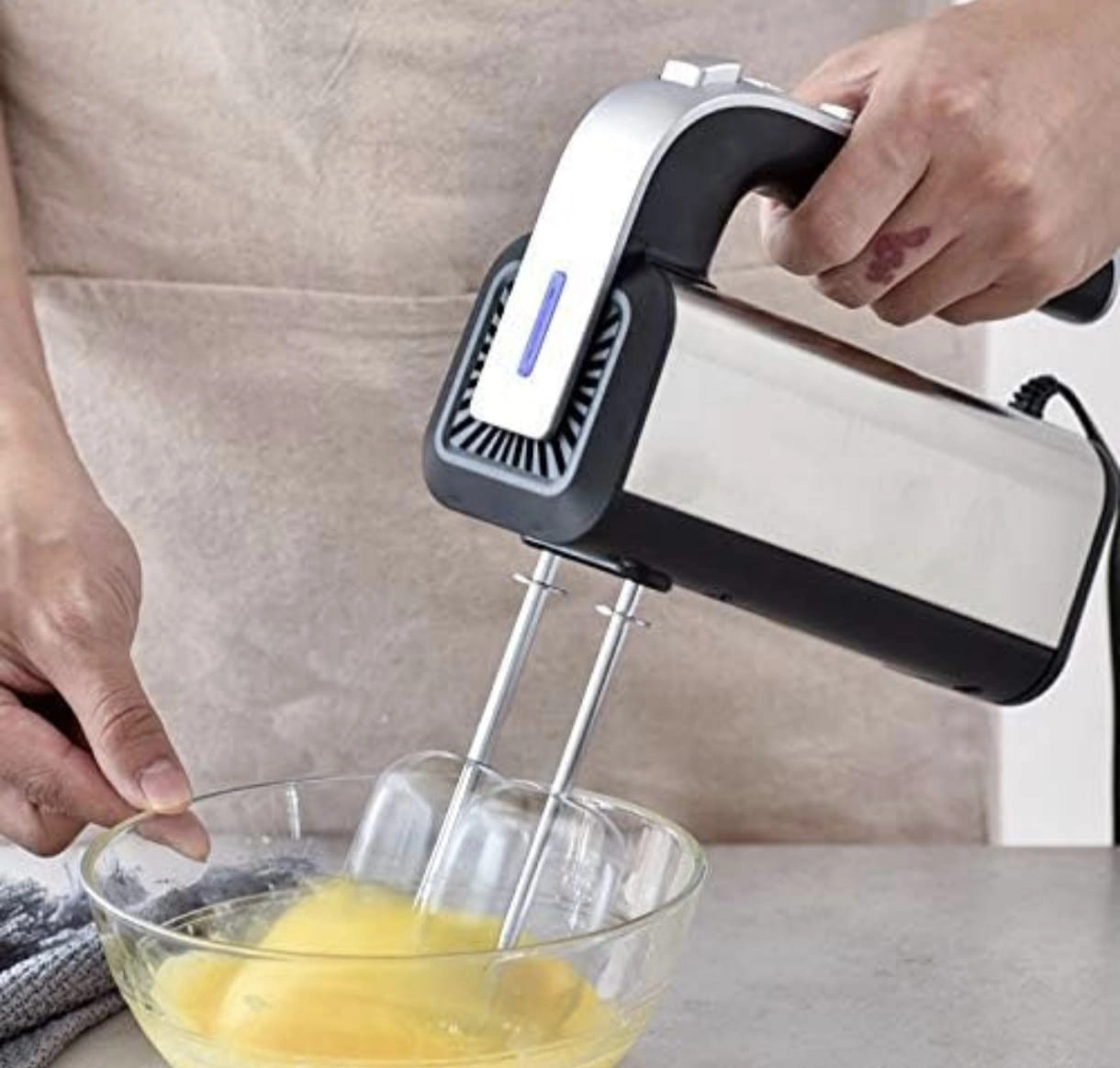 Electric Hand Mixer - 5 Speed Turbo Boost