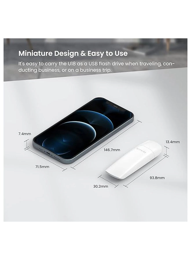 AX1800 - Dual Band USB 3.0 WiFi 6