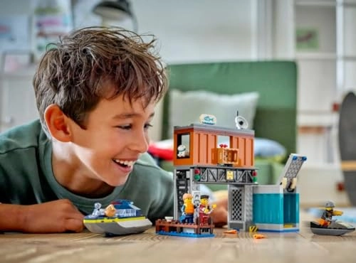 City Police Speedboat and Crooks' Hideout (60417)