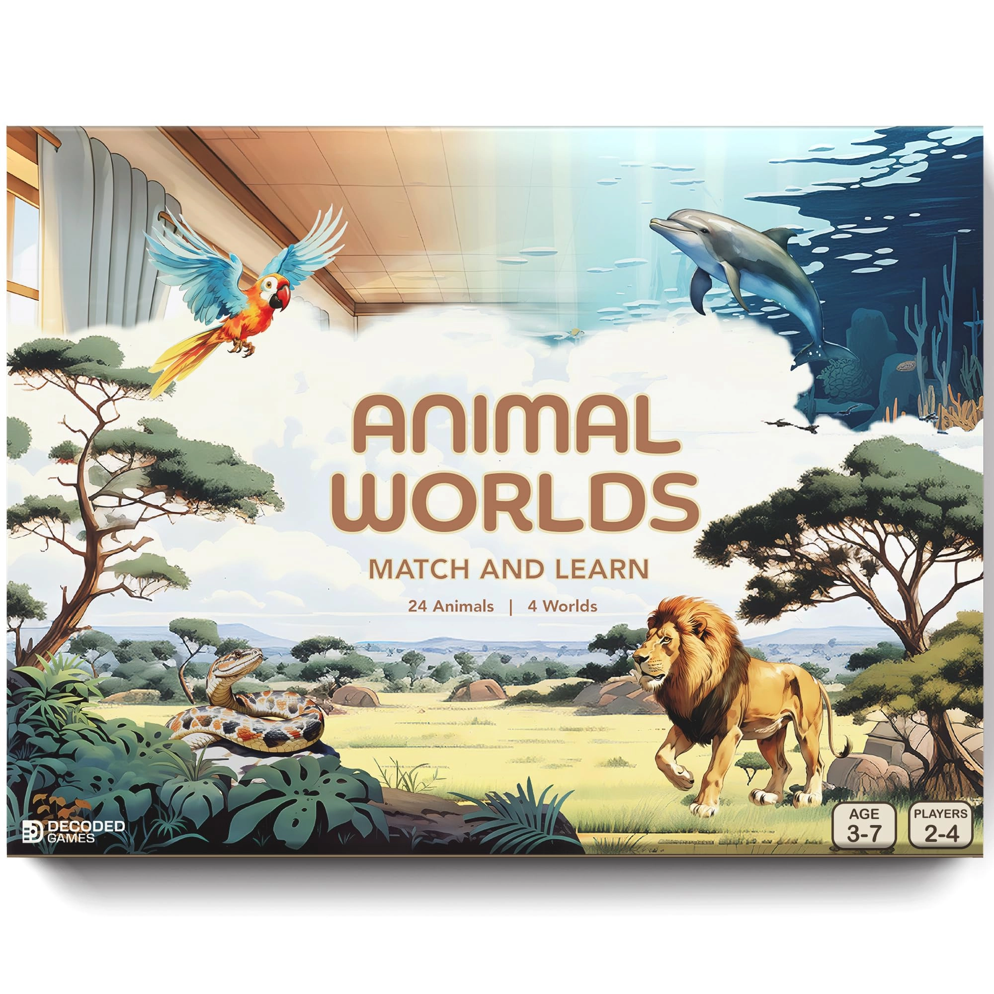 Decoded Games Animal Worlds - 3 years and up