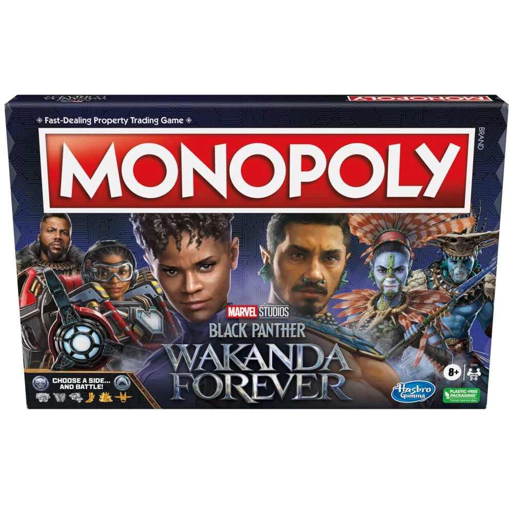 Hasbro Monopoly: Marvel Studios' Black Panther: Wakanda Forever Edition