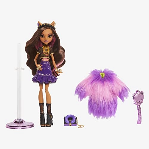 Clawdeen Wolf Doll - 10.5 inches Faux Fur Ages 15+