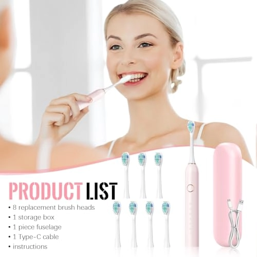 AZ-A2-2-4400000232 - 6 Cleaning Modes 8 Brush Heads