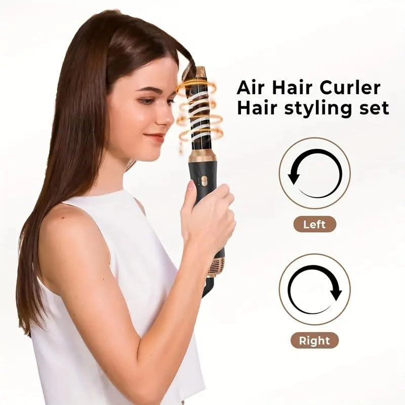 Air Styler - 6 in 1 Negative Ionic 3 Heat Settings