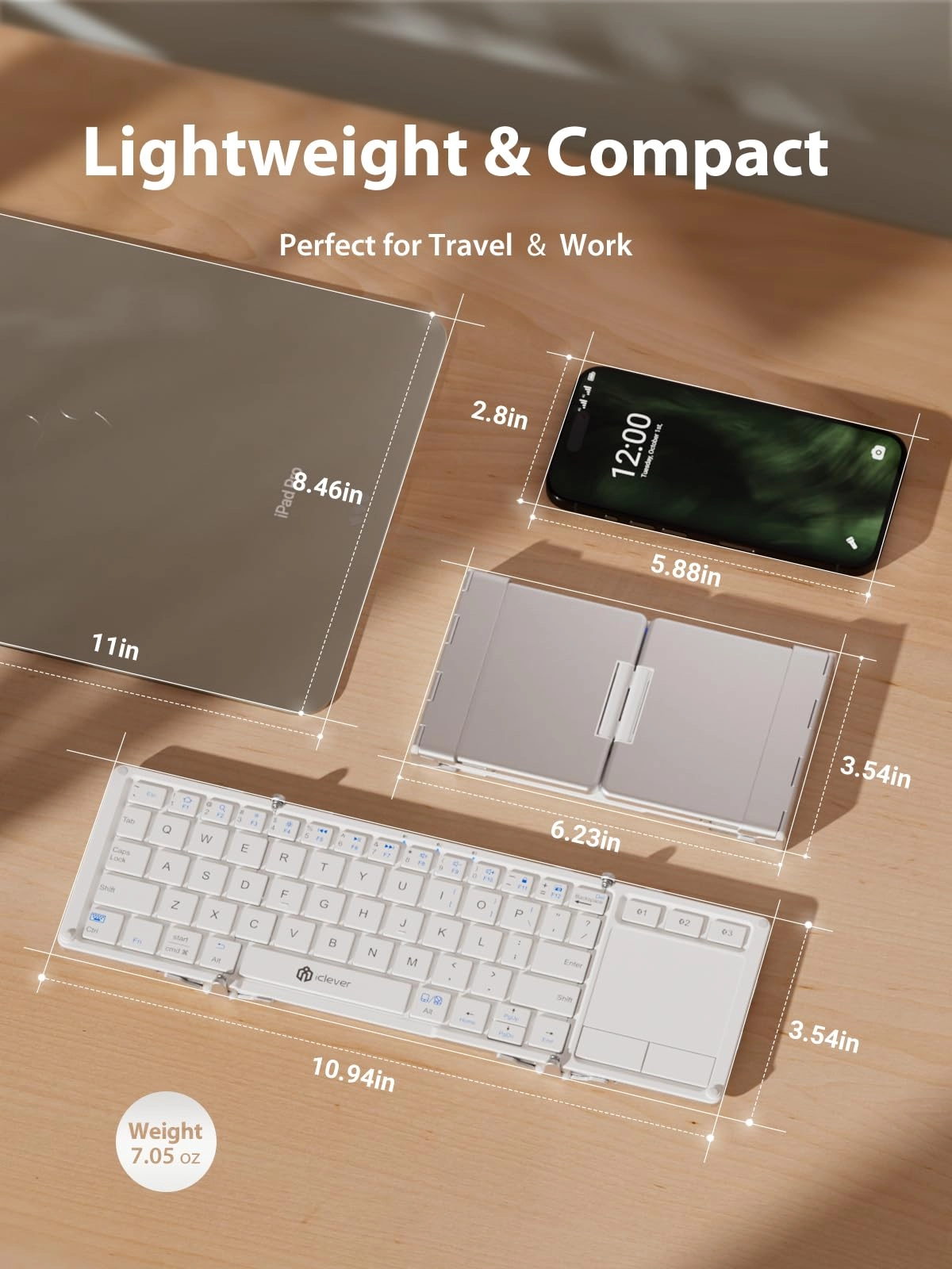 IC-BK08 - QWERTY Bluetooth