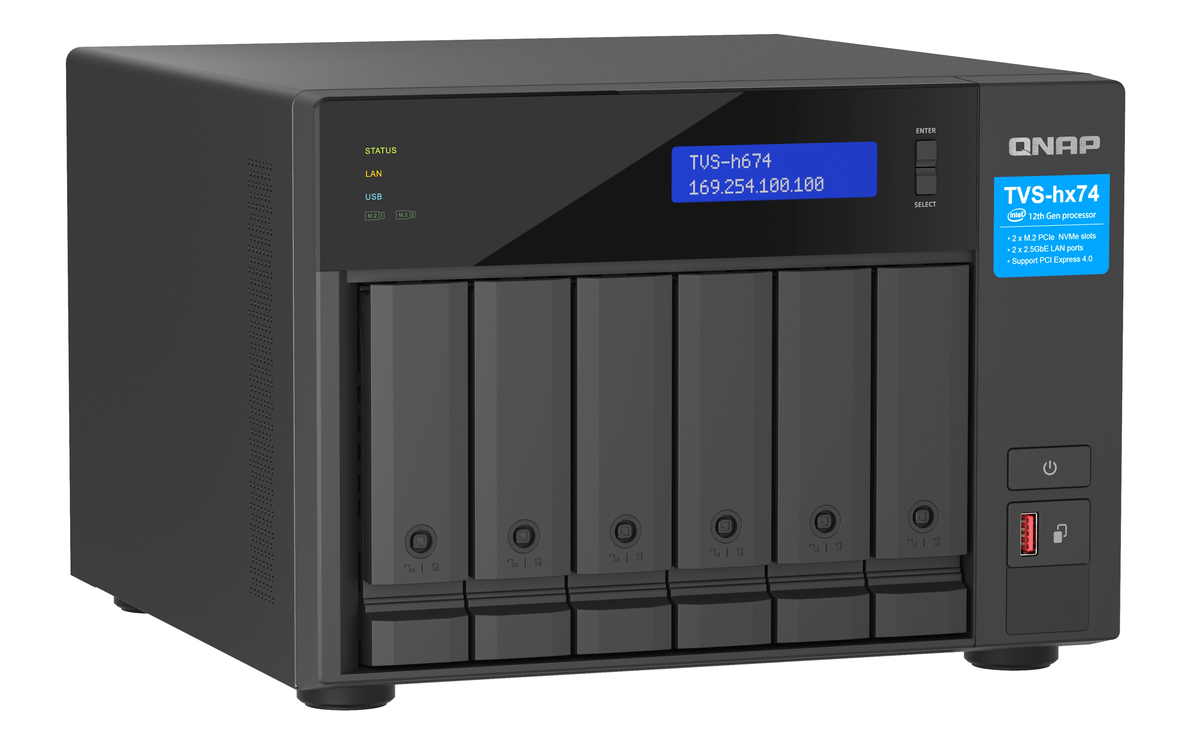 TVS-h674-i3-16G 6-Bay 4TB