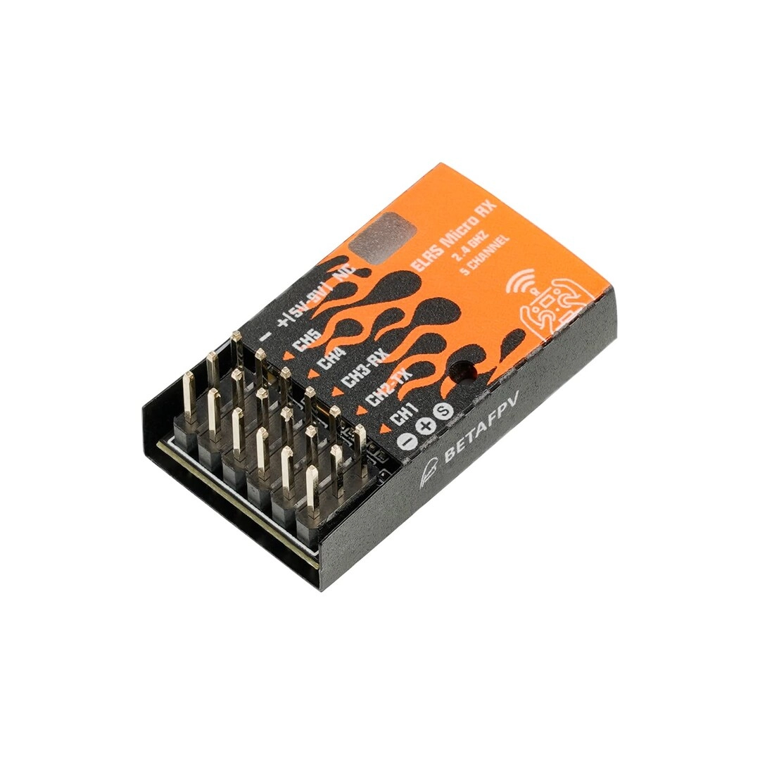 BETAFPV ExpressLRS Micro Receiver - 5CH PWM Failsafe IPEX MHF T Antenna