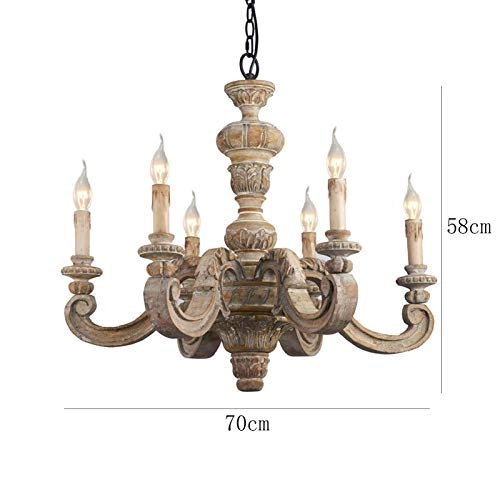 American vintage candle chandelier