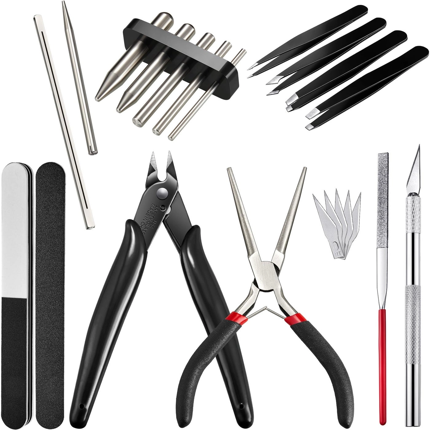 Honoson Metal Puzzle Tool Set - stainless steel 17 pieces