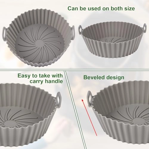 Air Fryer Silicone Pot - Silicone 2 piece(s)