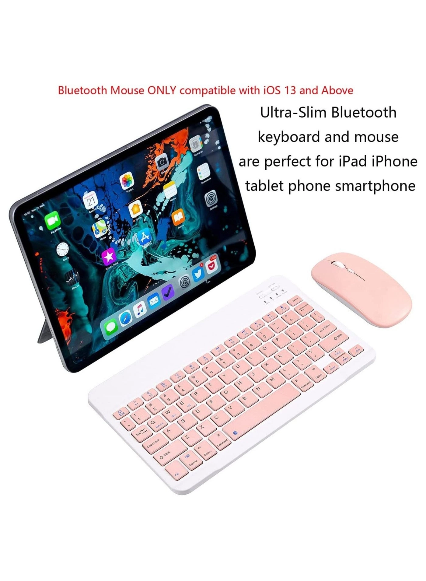 Bluetooth Keyboard and Mouse Combo
