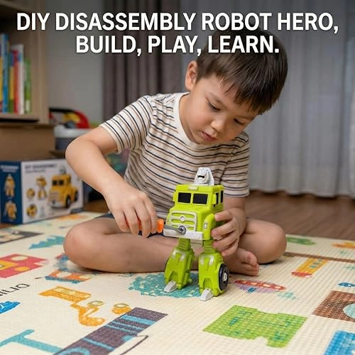 606 Diy Disassembly Robot Hero - 2-in-1 Teal