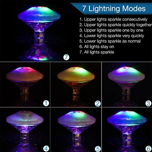 Corlorful Floating Hot Tub Lights