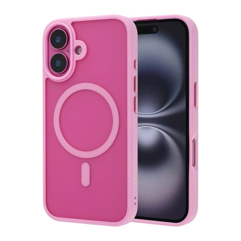 INFINYTY Gleam Hybrid Case with MagSafe for iPhone 16 Plus