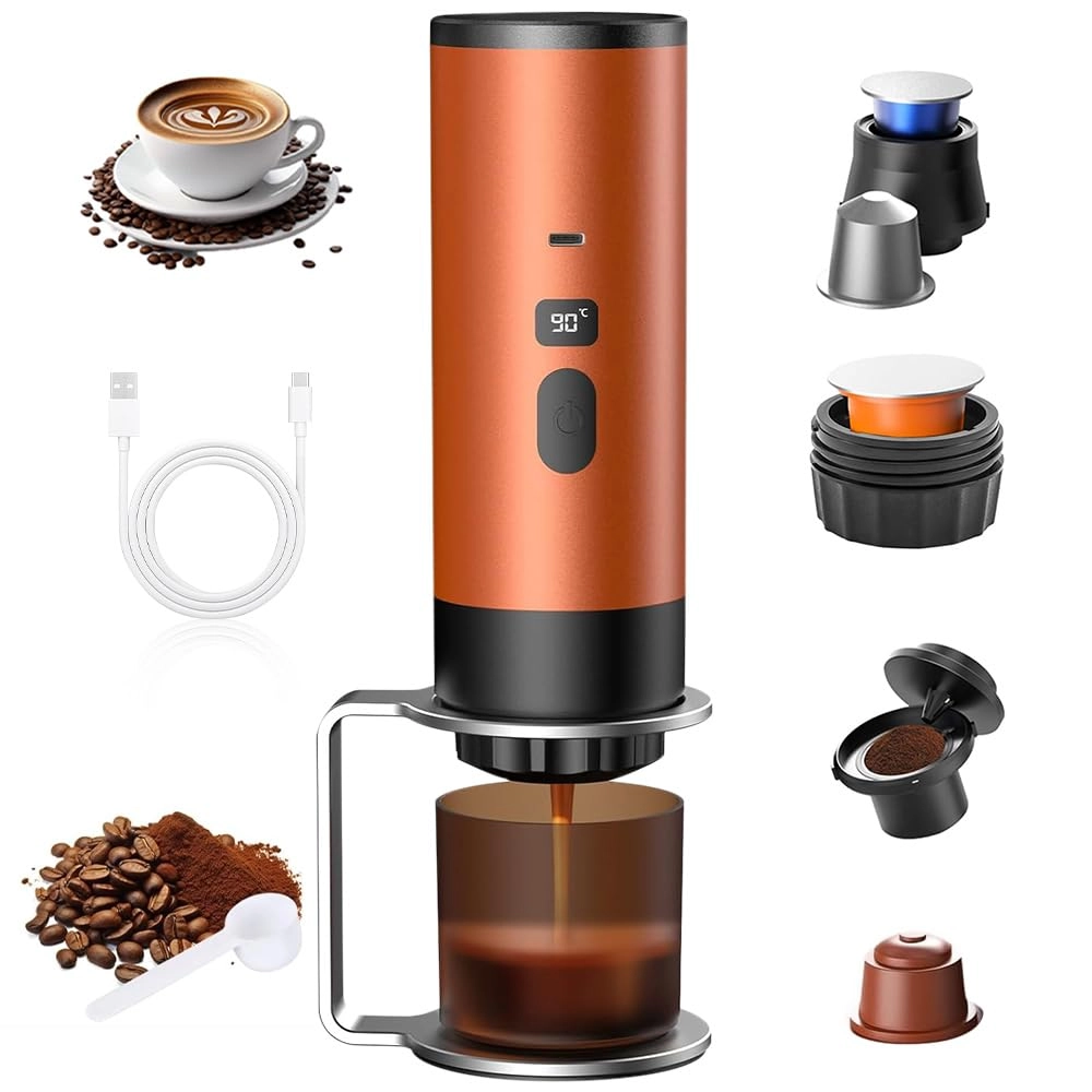 SKJJM Mini Portable Coffee Maker - 7800mAh LQS-0562