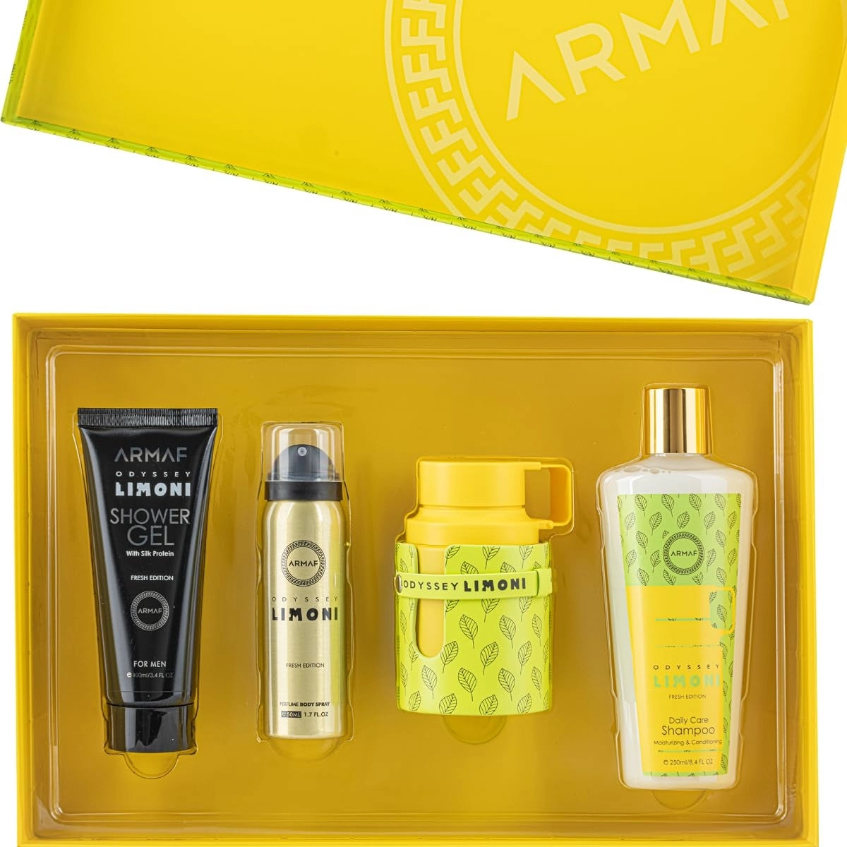 STERLING PERFUMES INDUSTRIES LLC Odyssey Limoni Fresh - Eau De Parfum 4 Pieces Gift Set
