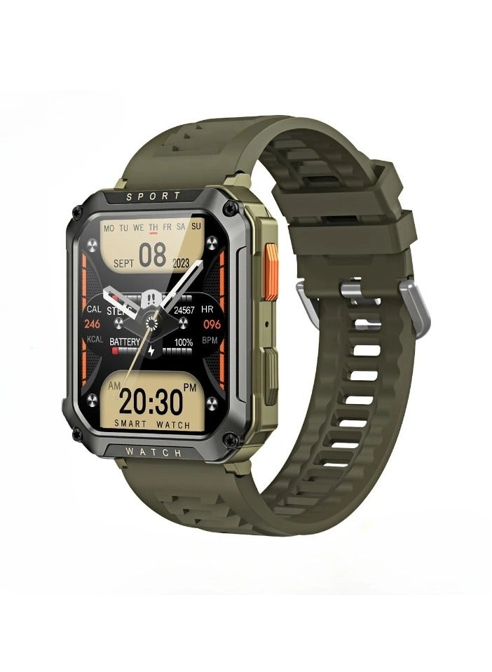 Military Smart Watch Stainless Steel