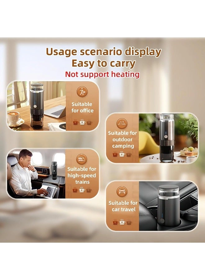 Portable Electric Espresso - Cordless Rechargeable Handheld