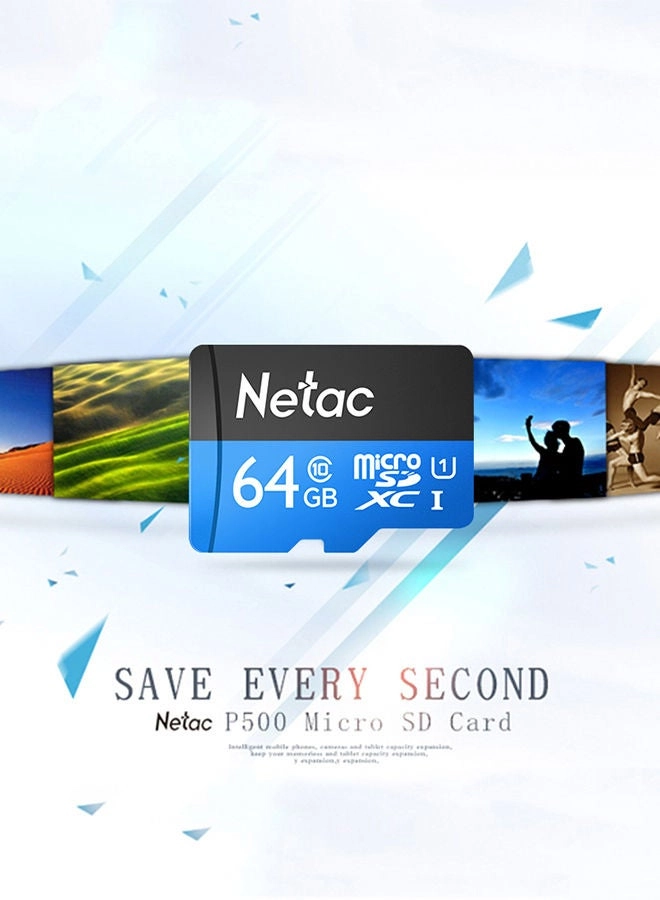 P500 - MicroSDXC Blue/Black