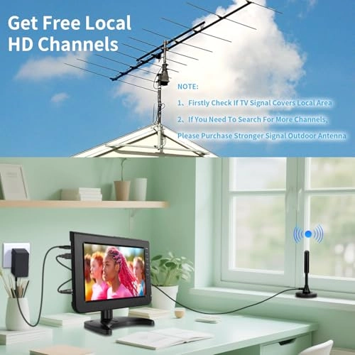 Portable TV - Full HD 10.1 Inches