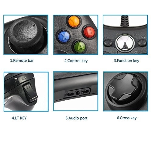 Xbox 360 Wired controller - Black