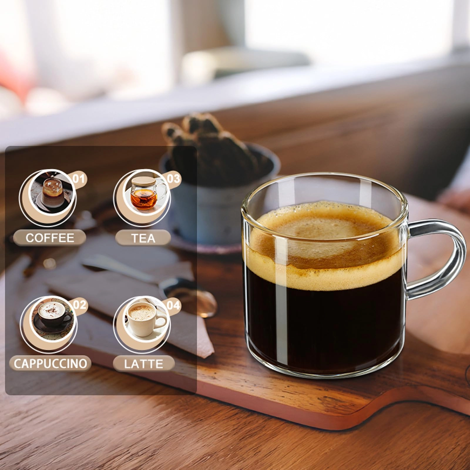 Espresso Cup - 2 pcs Insulated 120 ml