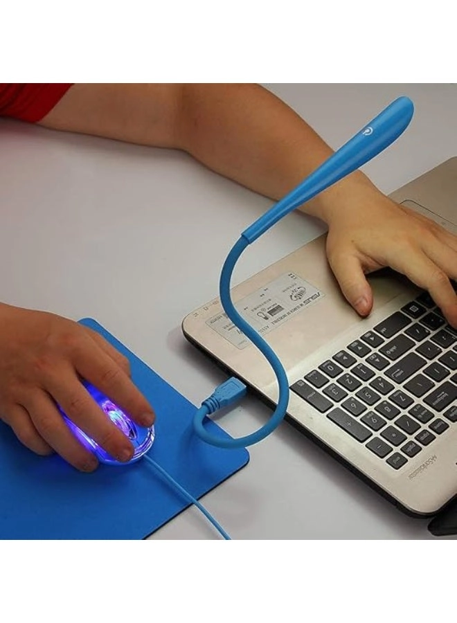 Mini Mouse Pad + Kids Mouse + USB LED Light