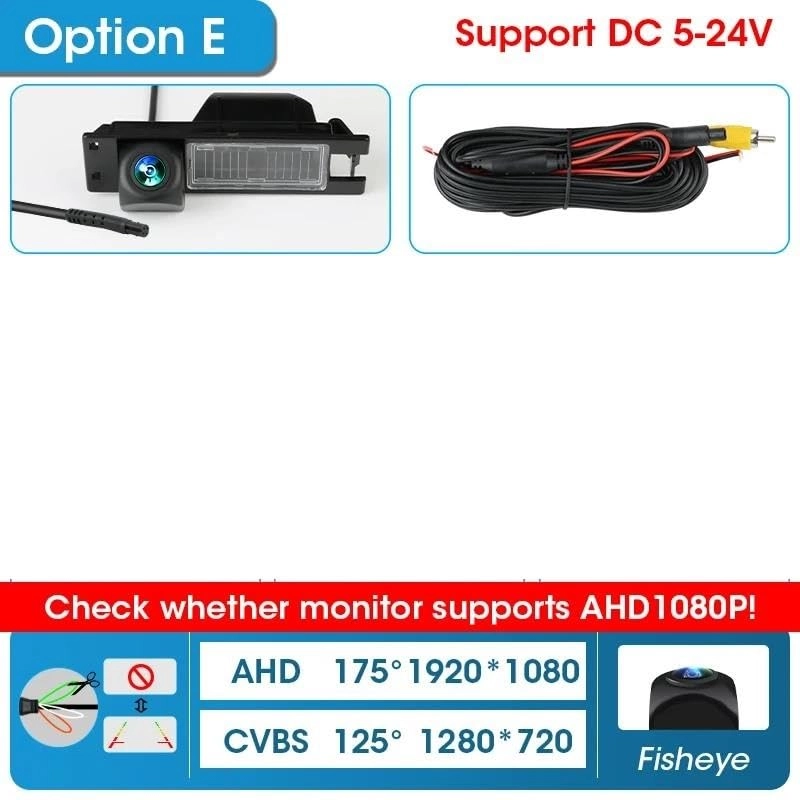 Rear View Camera - Night vision AHD/CVBS 1080P