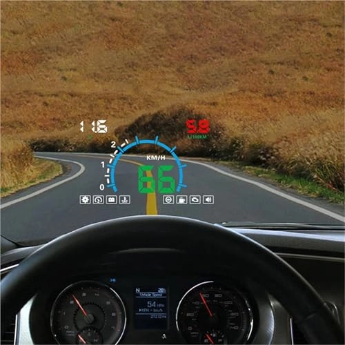 Dual Screen Car Speedometer Digital HUD ODB - Style2