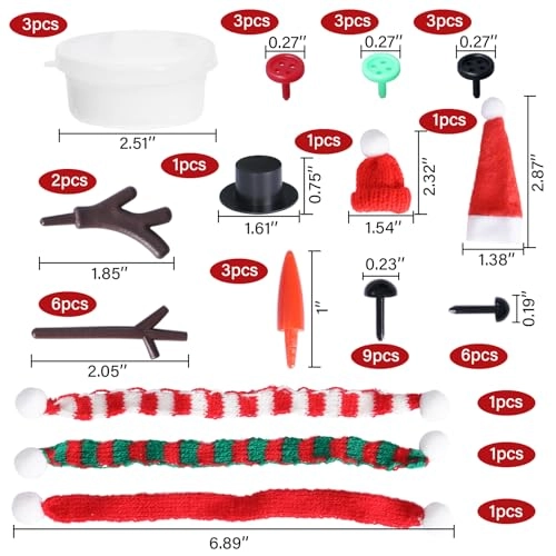 Snowman Crafts - 3pcs