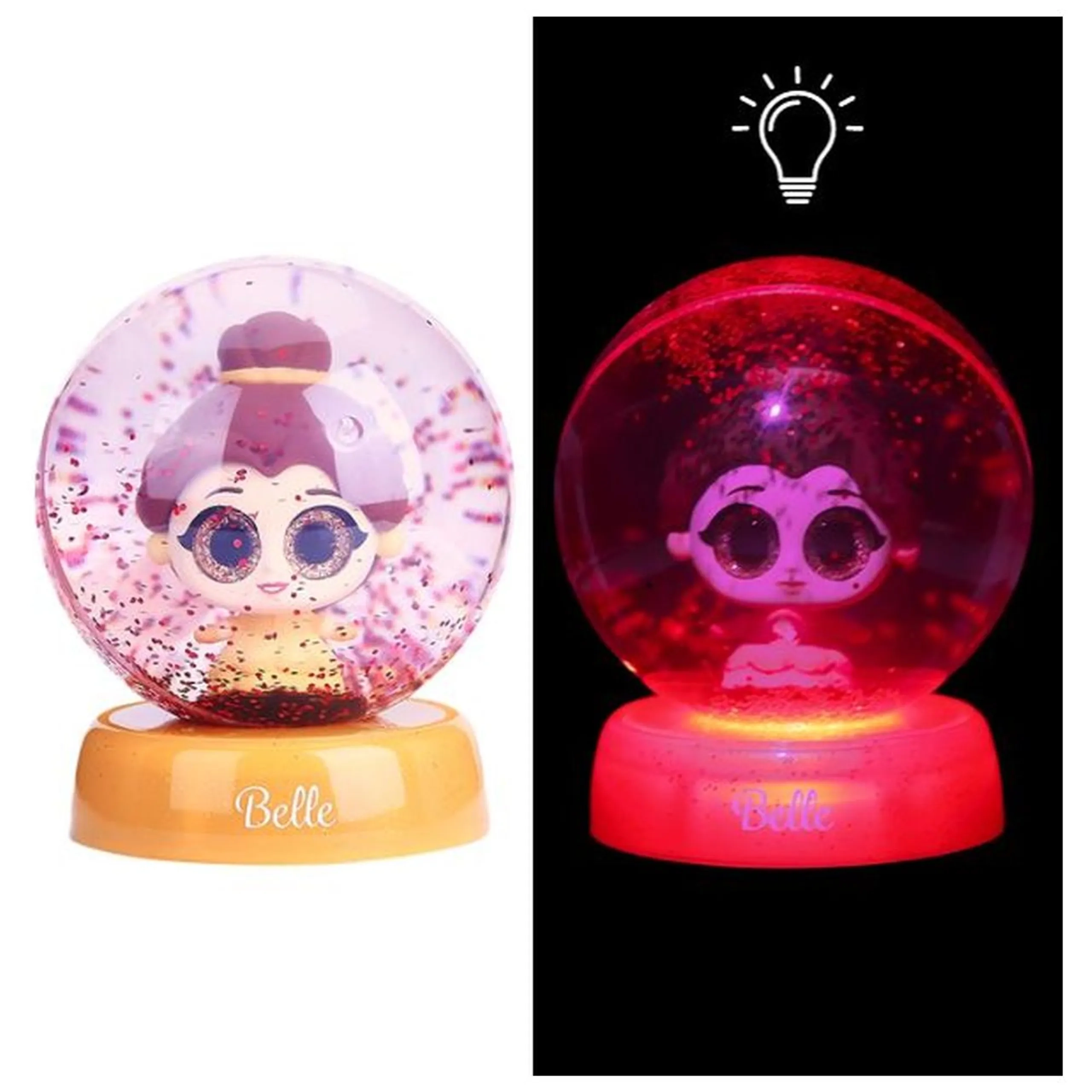 Snow Light-Up Bouncing Balls - Suitable for 3 years & above 6 Pcs