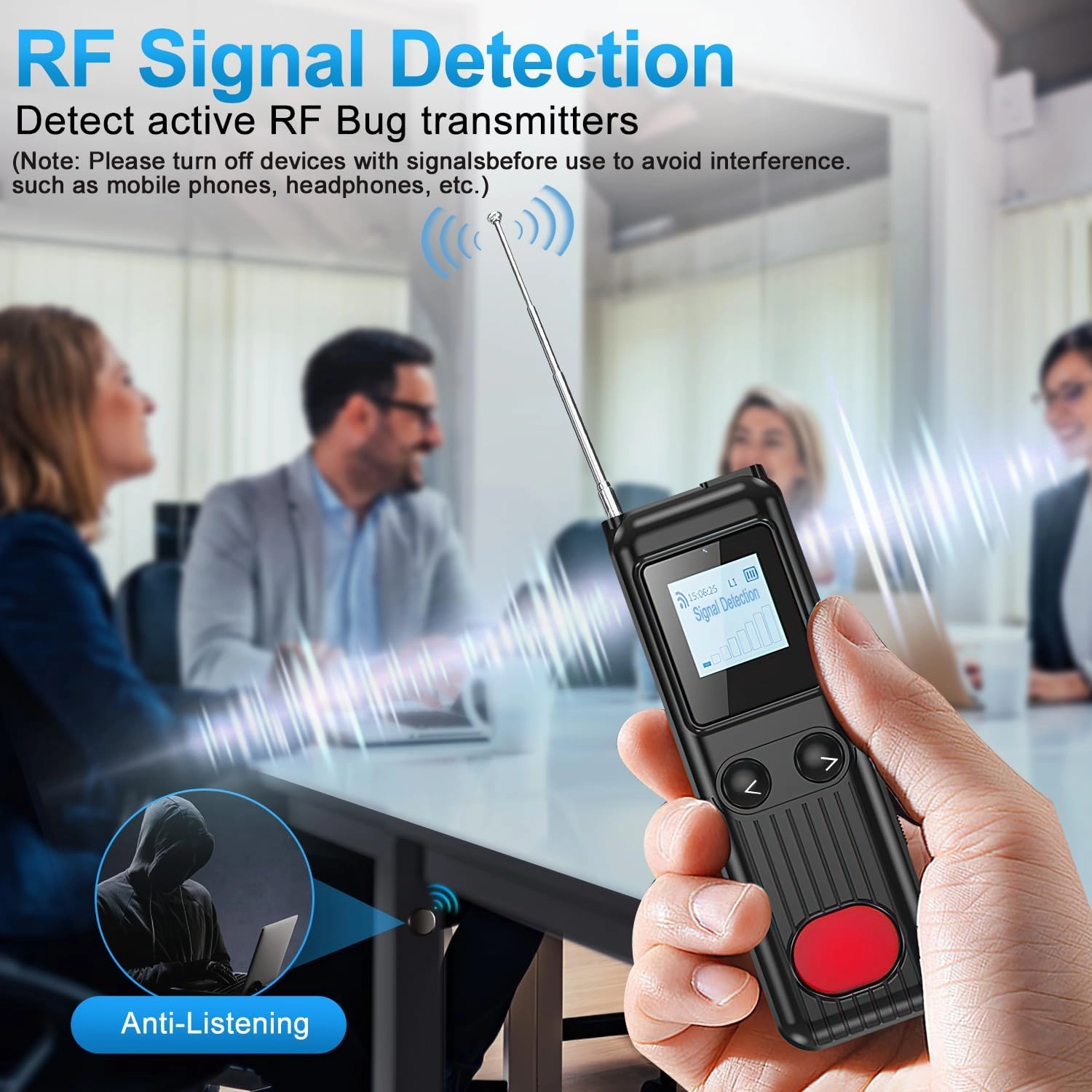 Hidden Camera Detector - Advanced RF Detection Hidden Camera Finder