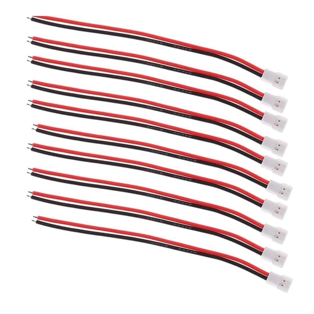 XsidY 2 Pin Male and Female Connector - 10PCS 3.7V 51005 RC Drone Compatibility