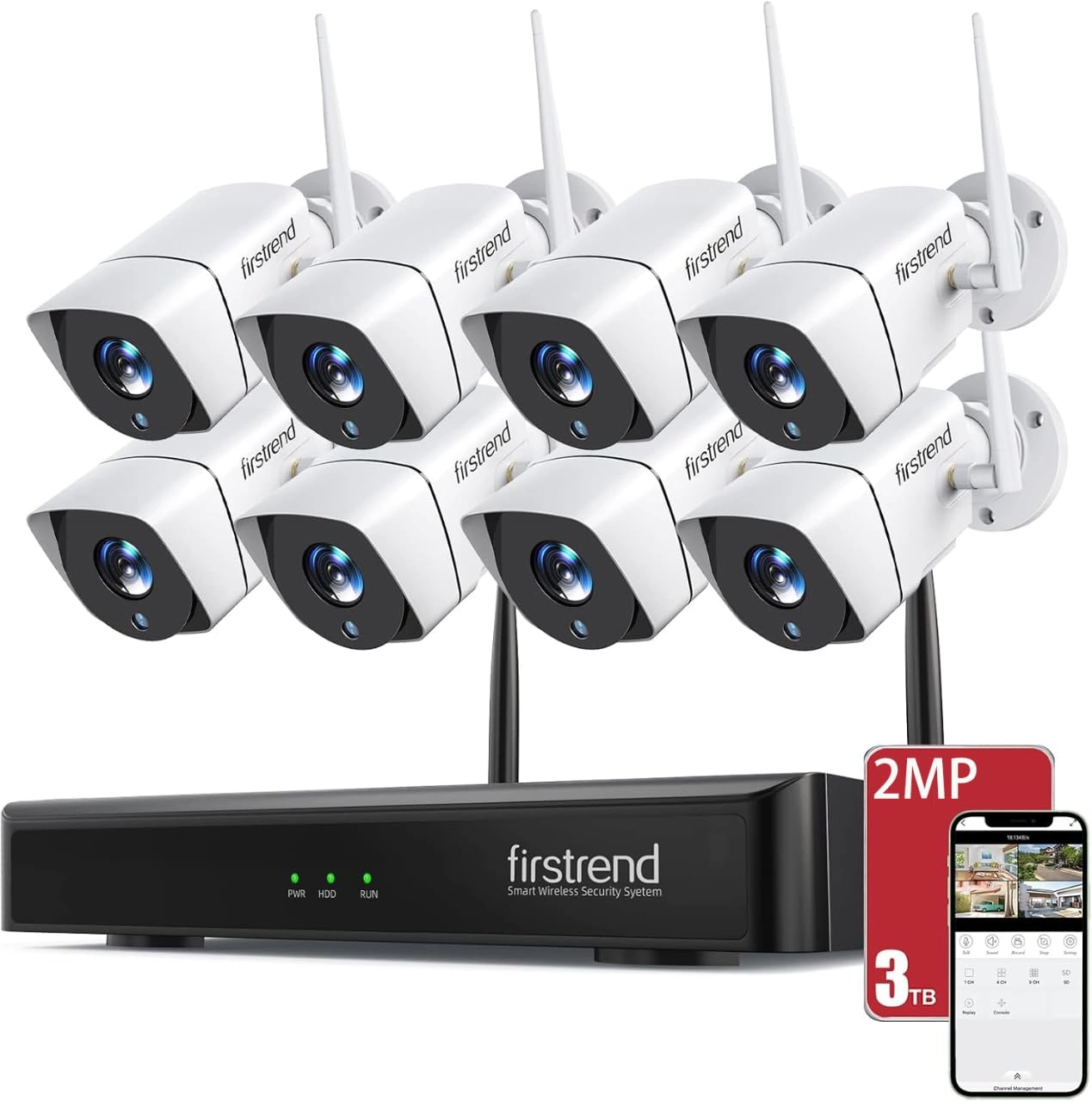 firstrend FTUS-W882M3TASG-XM - 8 channels