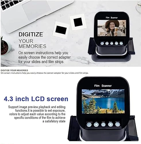 Digital Film Scanner - 120 1080P LCD Screen
