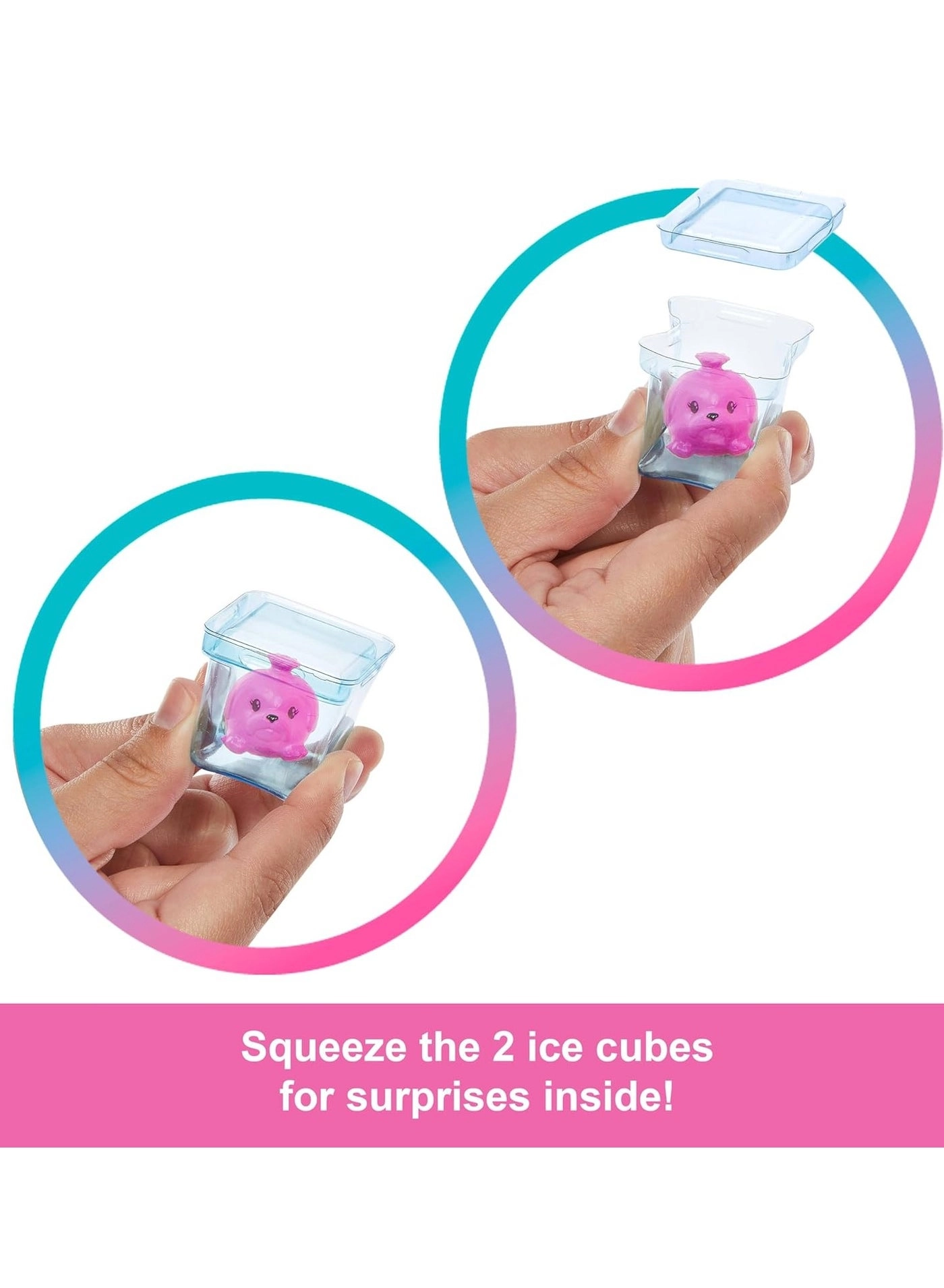 Barbie Pop Reveal Bubble Tea - Blonde with Dark Pink Highlights 8 Surprises Ages 3+