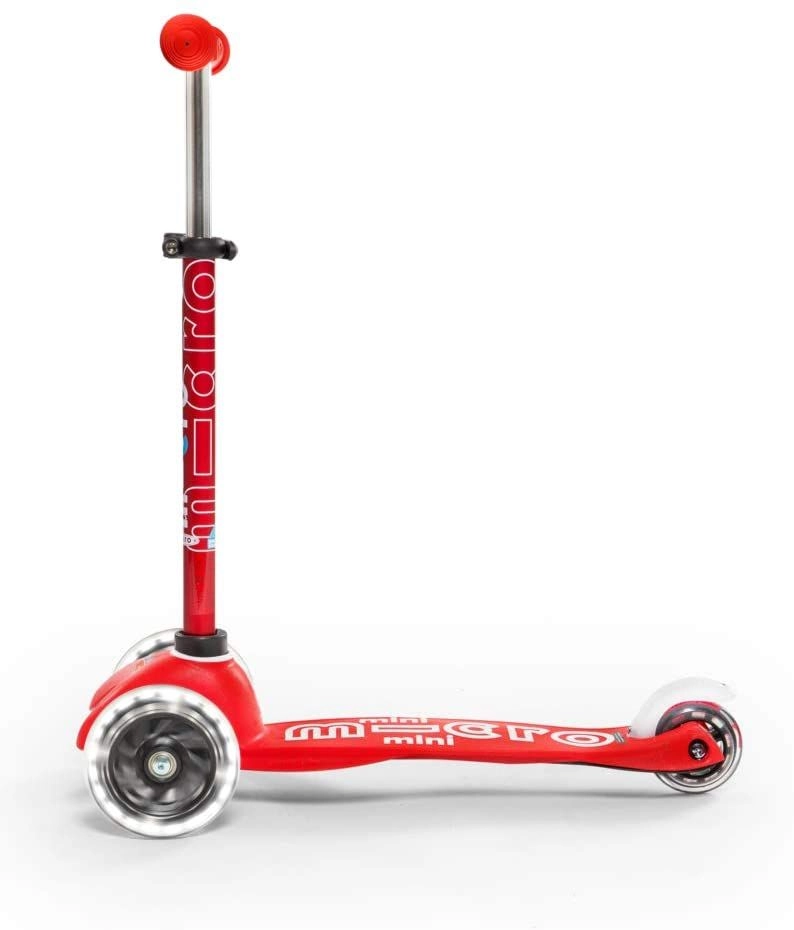 Mini Deluxe 3-Wheel Kick Scooter – 120/85 mm LED
