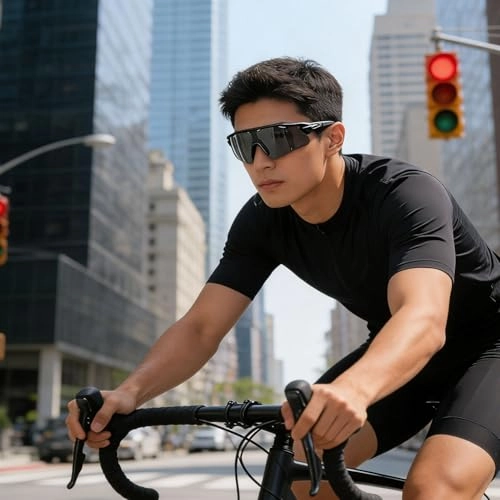 Smart Cycling Glasses - Bluetooth Built-in Mic Speaker Windproof