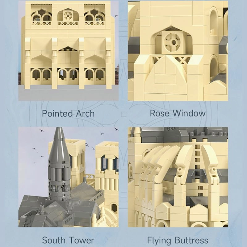 Notre-Dame Cathedral - 1038 pcs