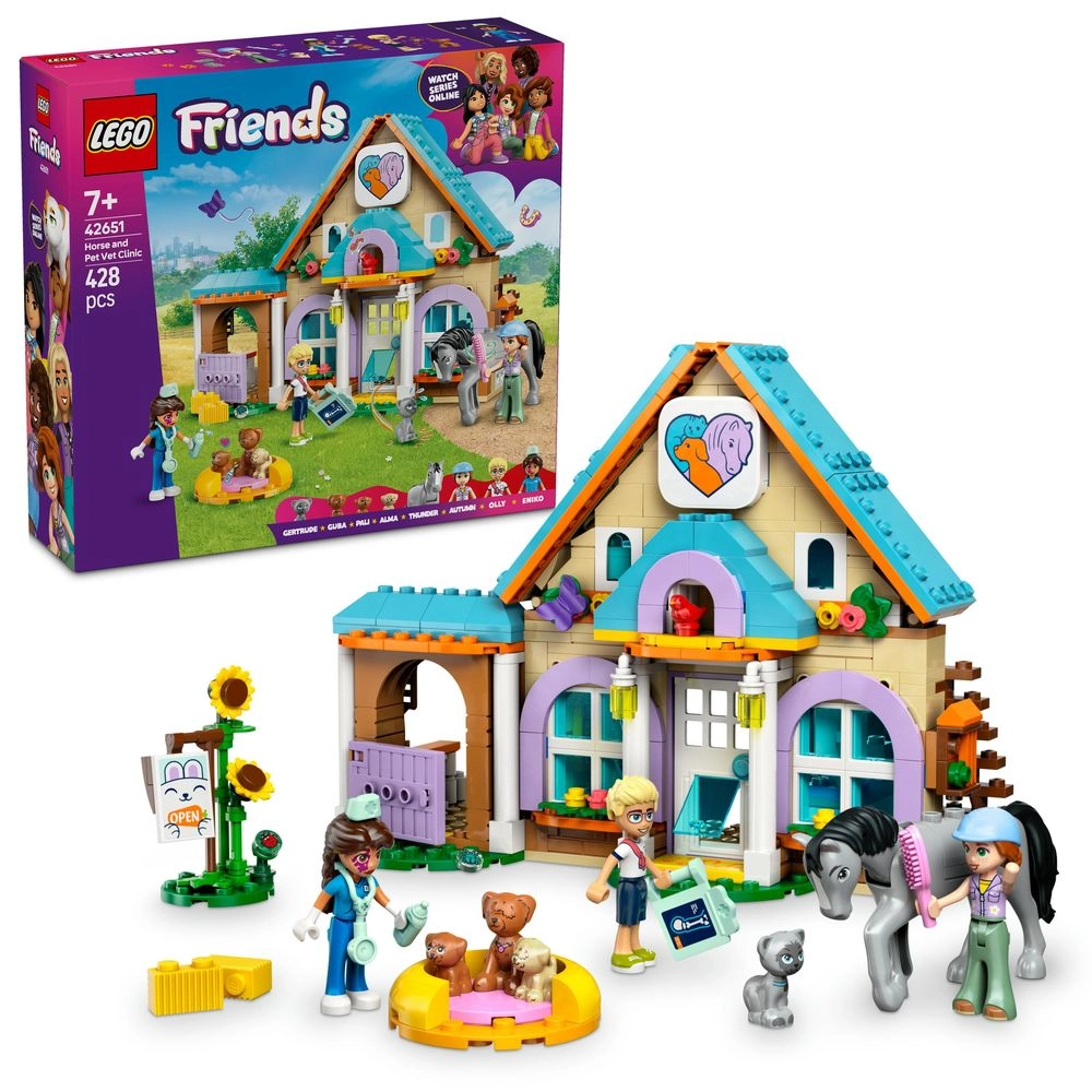 LEGO Friends Horse And Pet Vet Clinic (42651) - Animals