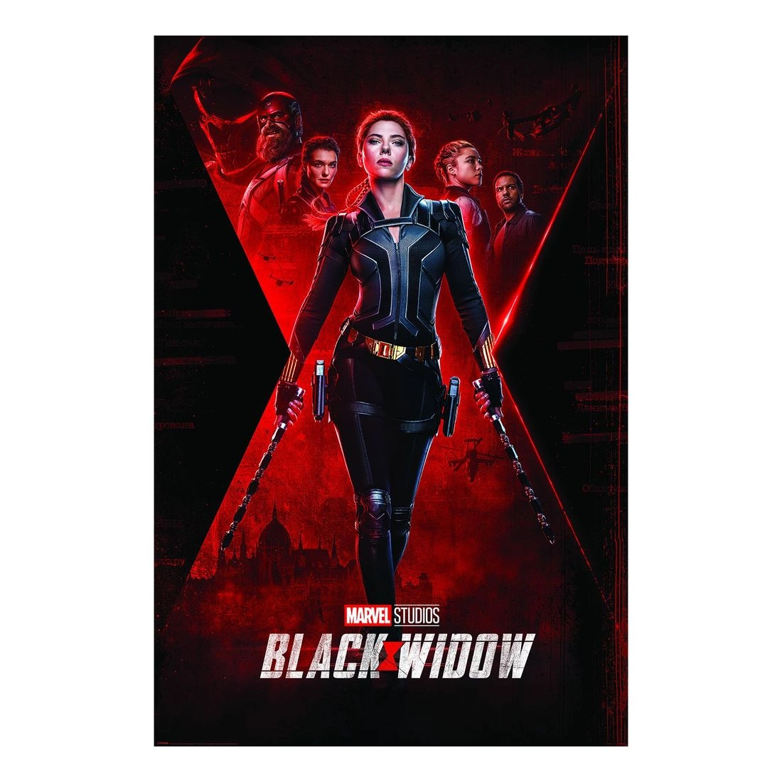 PYRAMID POSTERS Black Widow Unfinished Business - high quality gsm paper 61 x 91.5 cm