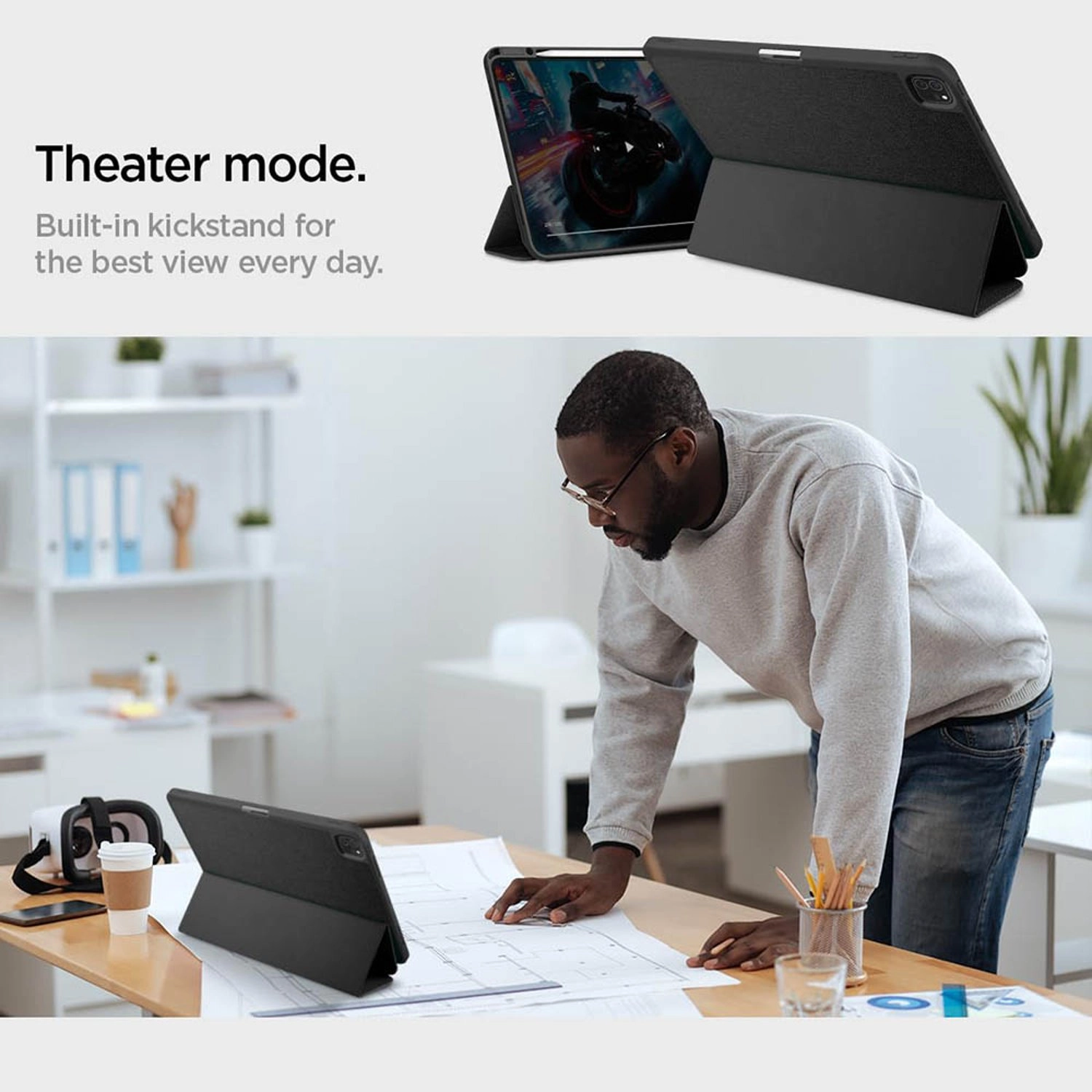 Folio Case with Pencil Holder for iPad Pro 13-inch